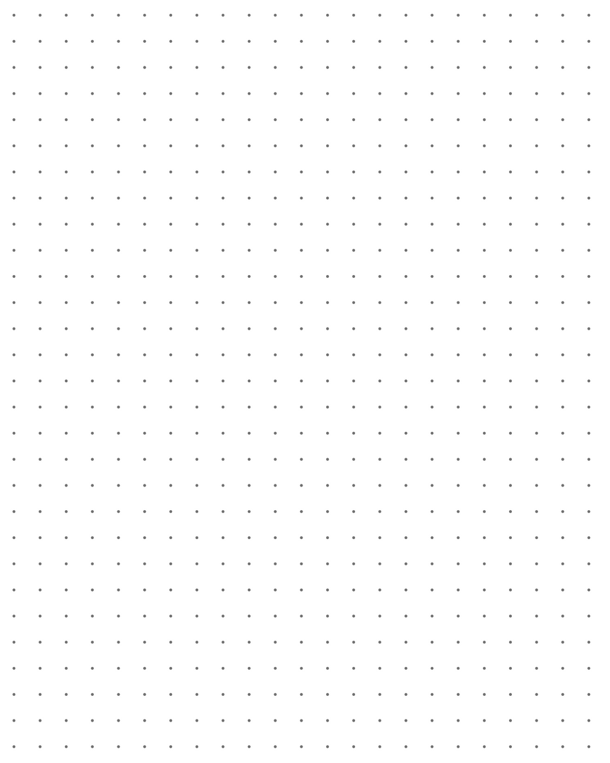 Foglio Quaderno Bullet Journal Puntini